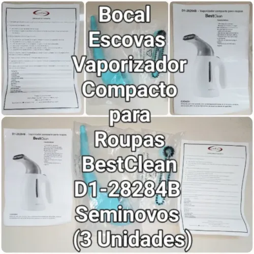 Acessórios do Vaporizador Compacto para Roupas Best Clean Usados