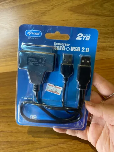Conversor Sata p/ USB 2.0 NOVO