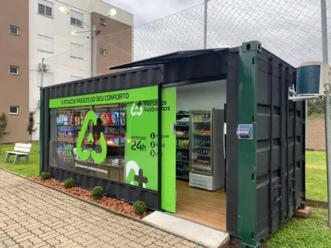 Container para mini mercados de condomínios