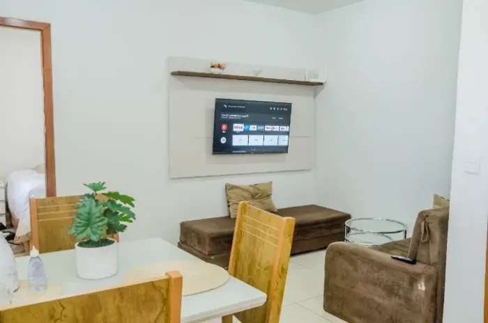 Apartamento mobiliado para locação de temporada - Brasília - Taguatinga - Ceilândia Sul.