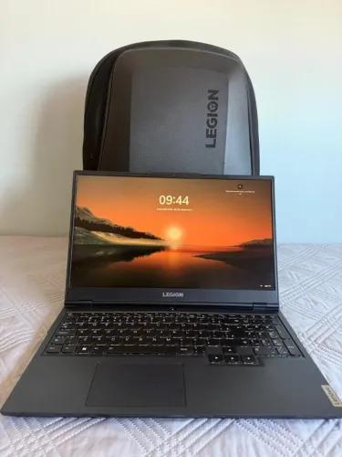 Notebook gamer Legion 5 Ryzen 7 5800H + Mochila própria.