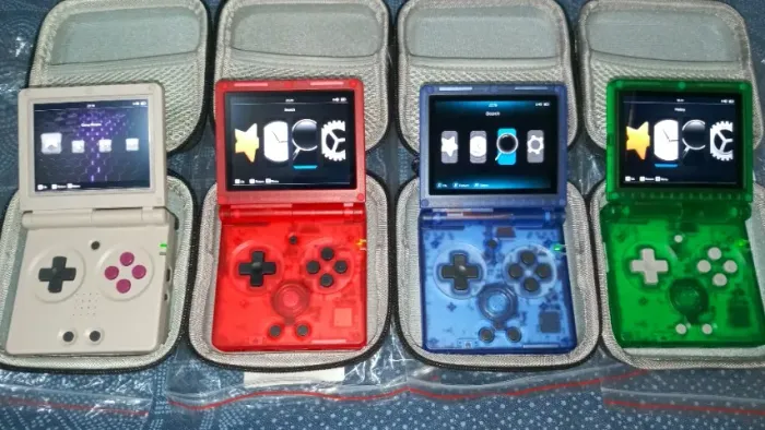 Console Portátil RG35XXSP, PS1 SNES Nintendo64 PSP DS Dreamcast Game Boy Mega Drive Arcade