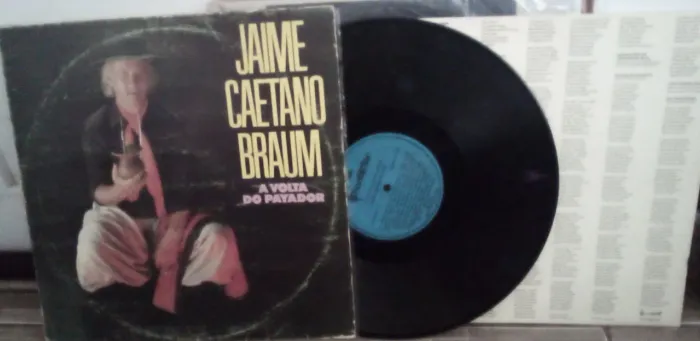 LP Disco de Vinil Jaime Caetano Braum - A Volta do Payador