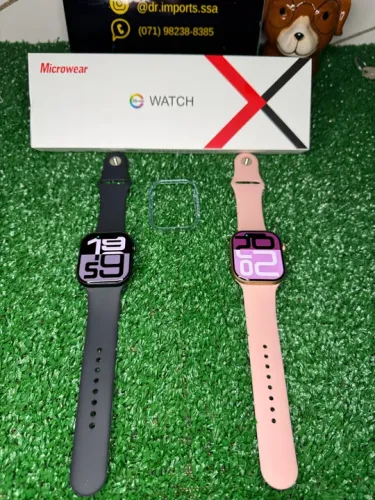 Lançamento 2025 Smartwatch série 10 s10 - Microwear W10 Pro tela amoled