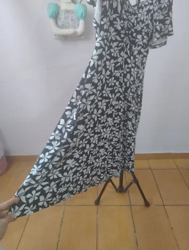 VESTIDO estampado confortável