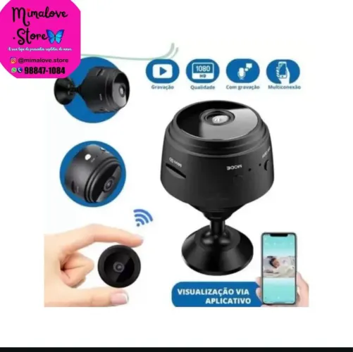 Mini camera A9 sem fio 