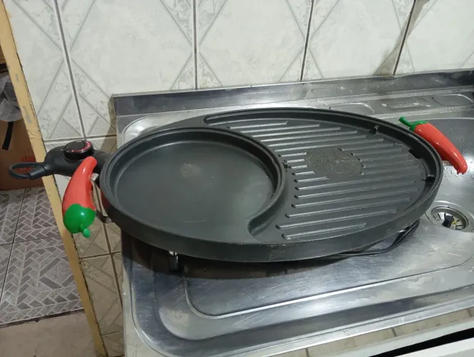 Chapa Elétrica para Churrasco