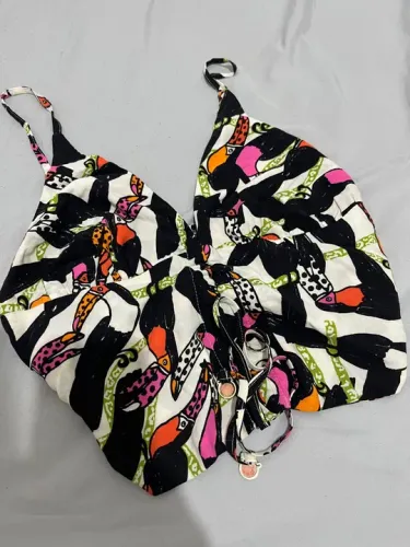 Blusa de alça estampada