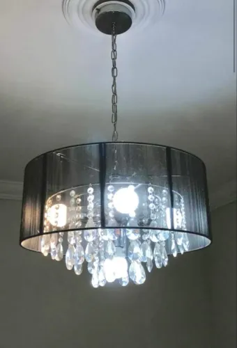 Lustre novo lacrado na caixa com 5 lâmpadas