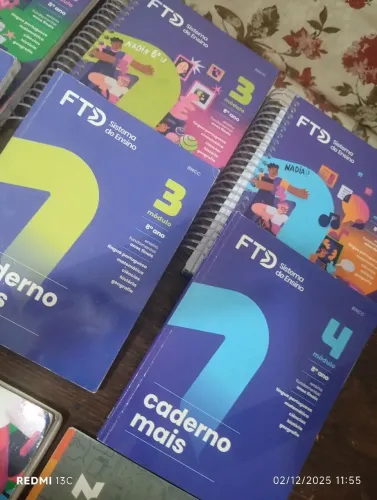 Coleção Livros 8° ano FTD sistema de ensino