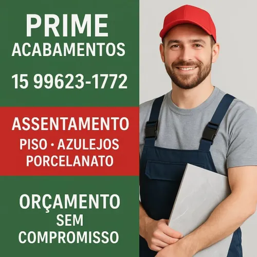 Assentamento de Pisos, Azulejos e Porcelanato