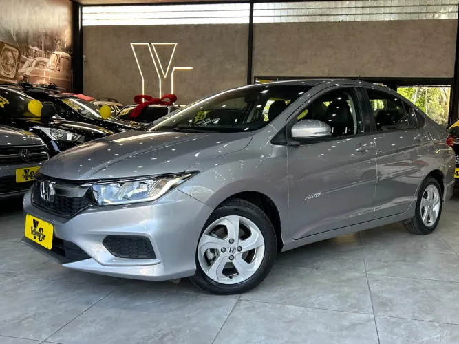 HONDA CITY Sedan Personal 1.5 Flex 16V Automatico 2019 Completo Couro Midia Rodas Top L...