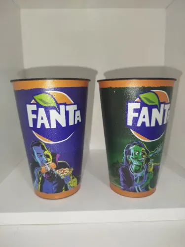 Copos de plástico personalizados Fanta Halloween lote