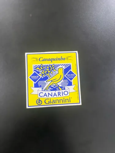 Jogo De Cordas Para Cavaco Cavaquinho Aço Giannini Canário