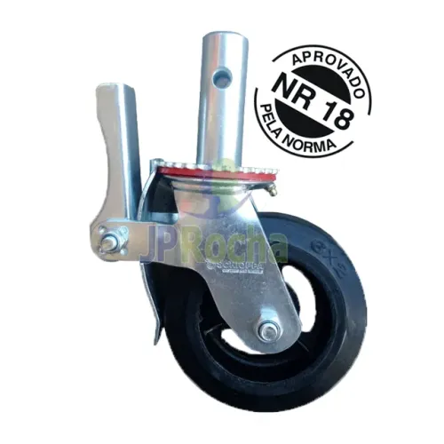 Rodizio para Andaime NR18 cap 200kg