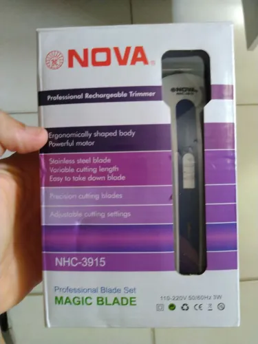 Aparador de pelos Nova NHC-3915 - Profissional e Recarregável