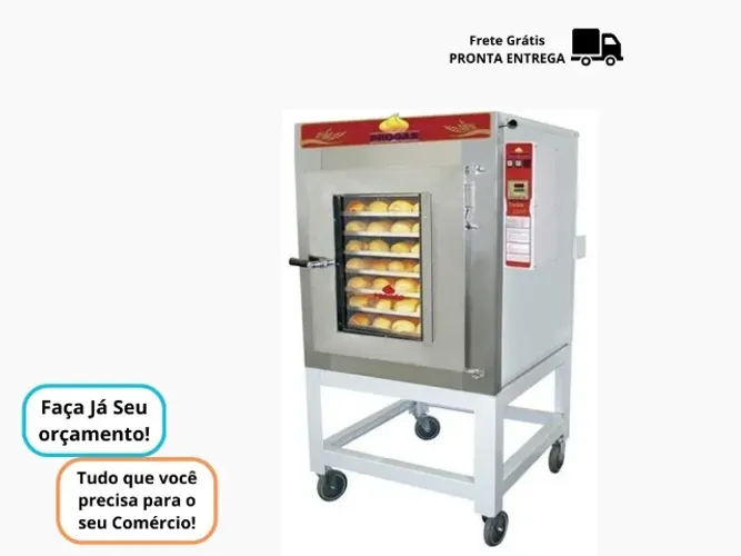 Forno 8 Esteiras a Gás Turbo