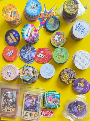 Tazos diversos( valores no anúncio)