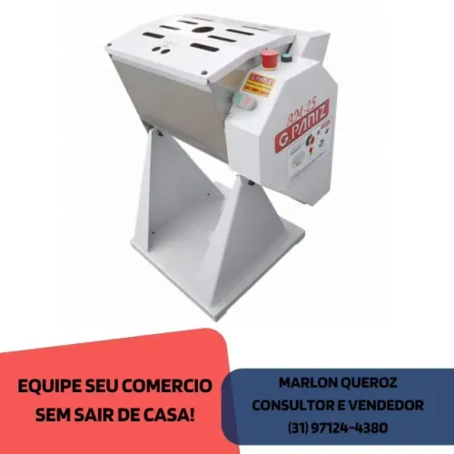 Amassadeira Semi Rápida Basculante 25 Kg G.Paniz 25 Bivolt