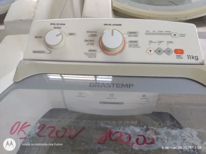 LAVADORA BRASTEMP ATIVE 11KLS 220V