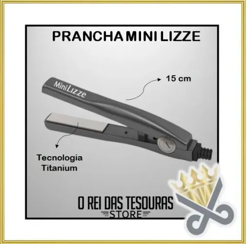 PRANCHA MINI LIZZE 200ºC BIVOLT AUTOMÁTICO