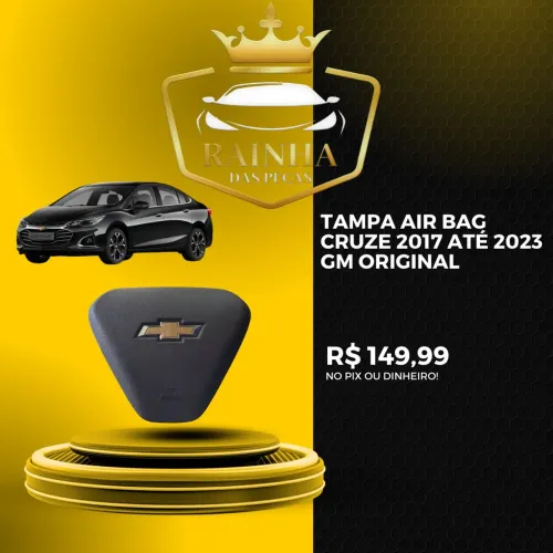 Tampa Air Bag Cruze 2017 até 2023 GM Original