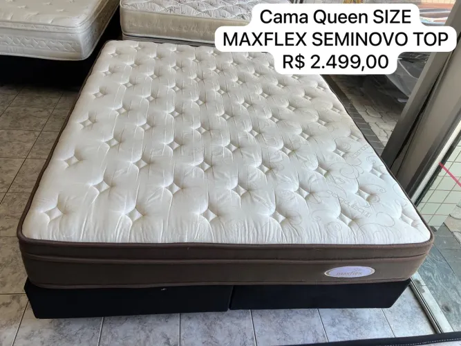Cama Queen Size Maxflex Seminovo Top