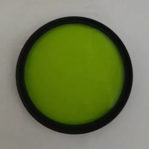 Filtro de câmera verde