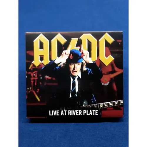 AC/DC - Live at River Plate - CD Duplo original usado em perfeito estado ao vivo Epic Sony