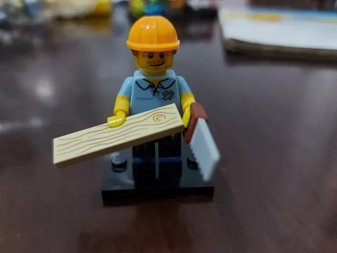 Lego Minifigura - Carpinteiro series 13