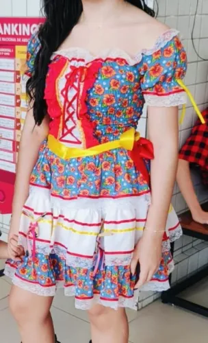 Vestido de Quadrilha super novo 
