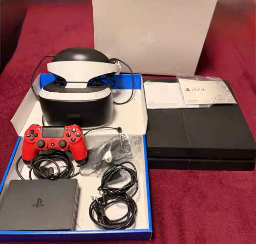 PlayStation 4 500gb +  PlayStation VR + Câmera 