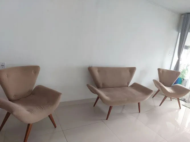 Conjunto poltronas namoradeiras