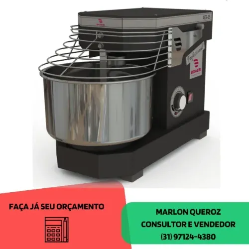 Amasadeira Espiral 5 KG Braesi Bivolt