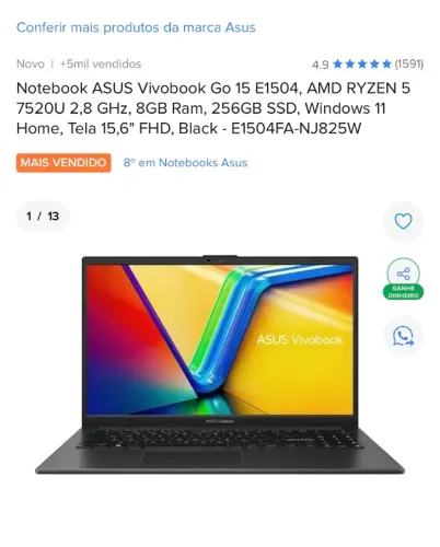 Notebook asus