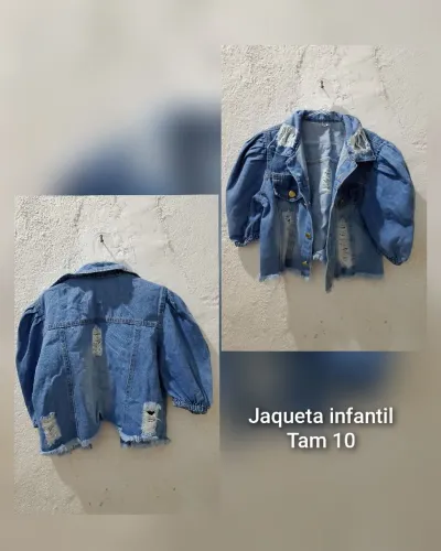 Jaqueta Jeans infantil menina