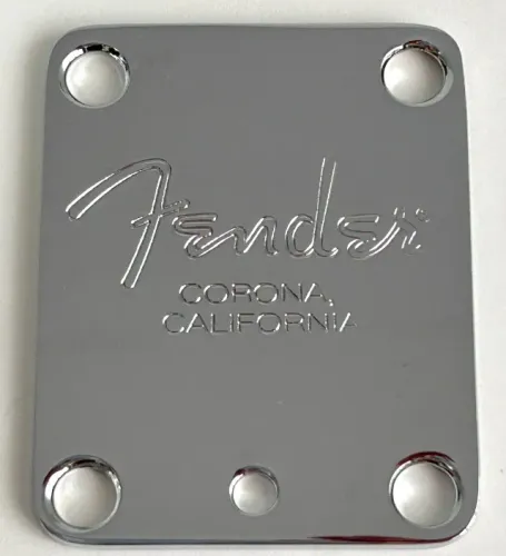 Placa de fixação do braço Fender Corona California com 4 parafusos, fabricada nos EUA.