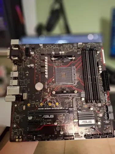 Placa mãe Asus Prime B450M- Gaming BR | Em boas condições