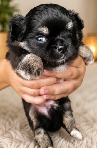 Chihuahua Macho Pelo Longo