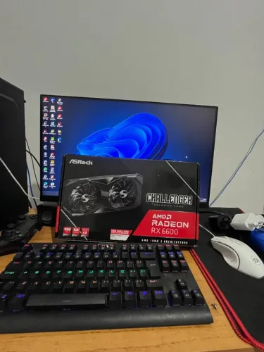 PC GAMER COMPLETO RYZEN 5 4600G + RX6600 8GB