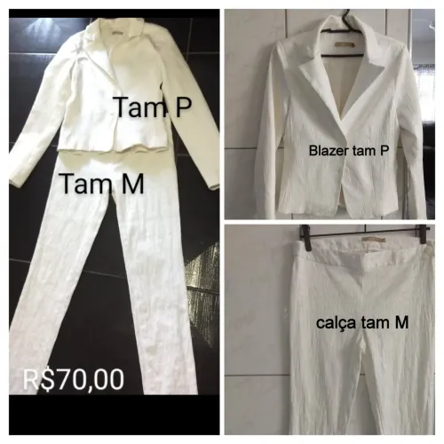 Conjunto blazer e calça 