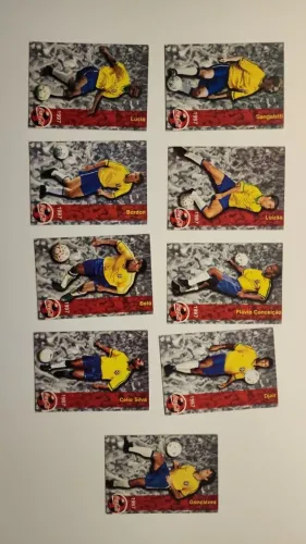 Futcards Coca Cola Panini 1997