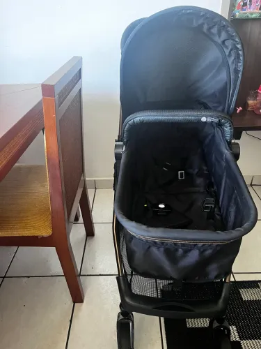 Carrinho moisés e bebe conforto galzerano