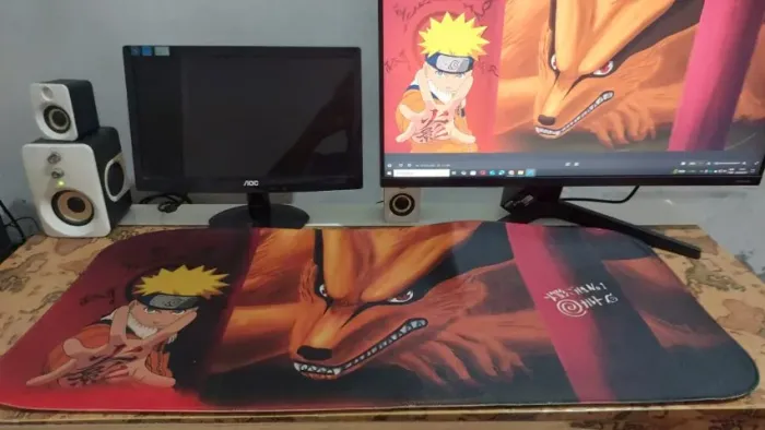 Mousepad Gamer XXL 90x40cm Personalizado - Naruto