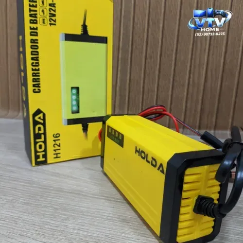 Carregador de Bateria Carro e Moto + Entrega Grátis