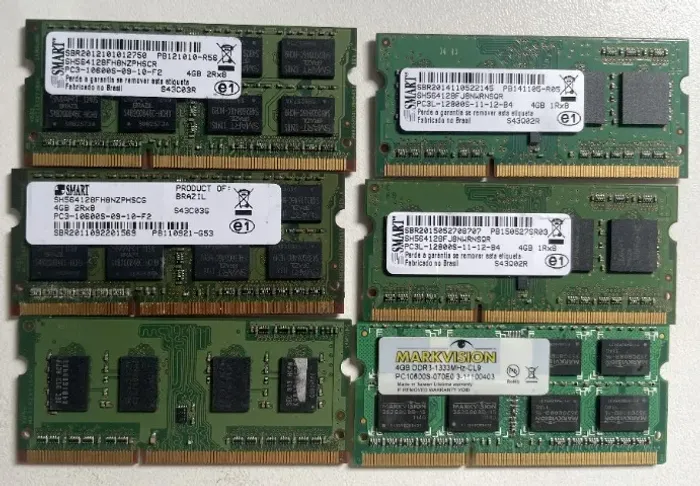 Memória ddr3 4Gb, vários disponíveis