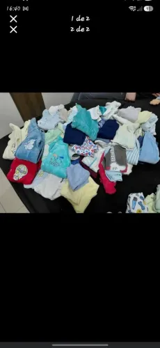Lote de roupas de bebê menino 