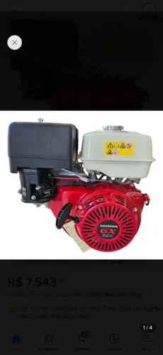 Motor estacionario honda gx390