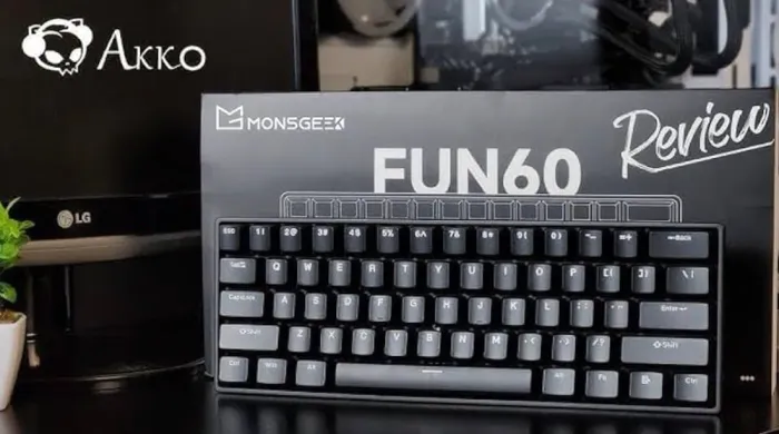 TECLADO MONSGEEK FUN 60 PRO TRI-MODE!! PARA SAIR LOGO