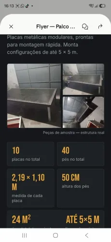 PALCO PRATICAVEL COM PREÇO IMPERDIVEL!!!